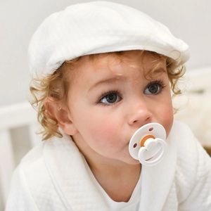 Formal White Newsboy Cap for Baby Boy